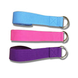 Cotton Yoga Strap - Pink Blue Purple