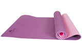 Dual-sided TPE Yoga Mat Set - Pink-Purple