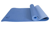 Dual-sided TPE Yoga Mat Set - Blue
