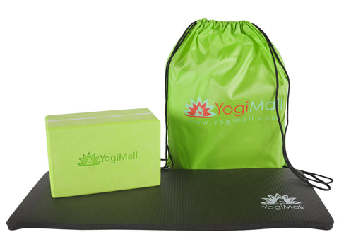 Yoga Knee Pad, Yoga Block and Carry Bag