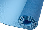 Dual-sided TPE Yoga Mat Set - Blue-Dark Blue