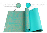 Natural Jute Yoga Mat Set - Green