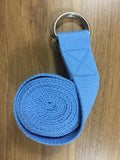 Cotton Yoga Strap - Blue