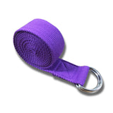 Cotton Yoga Strap - Purple