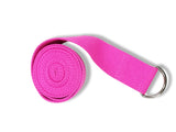 Cotton Yoga Strap - Pink
