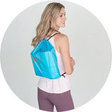 Yoga Knee Pad, Yoga Block and Carry Bag - Blue